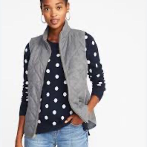Old Navy Quilted Lightweight Vest Womens - Picture 1 of 8